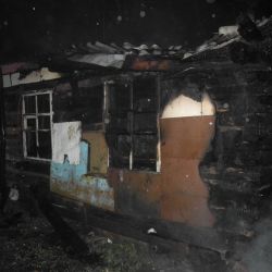 Ночью в Гомеле спасатели тушили пожар на улице Целинной