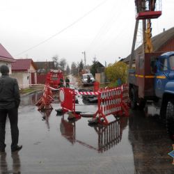 Рогачев остался без воды из-за засора центральной канализации