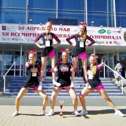 Гомельские черлидеры завоевали золото на чемпионате стран Восточной Европы
