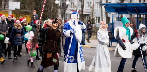 Новобелицкие бородачи сразились в «ДедМорозоВидении»