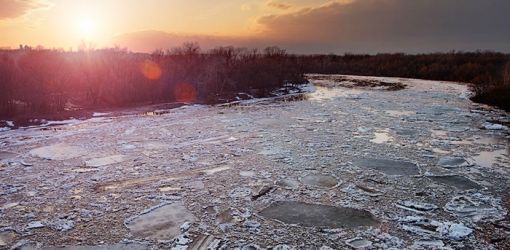 Уровень воды в реках Гомельской области растет